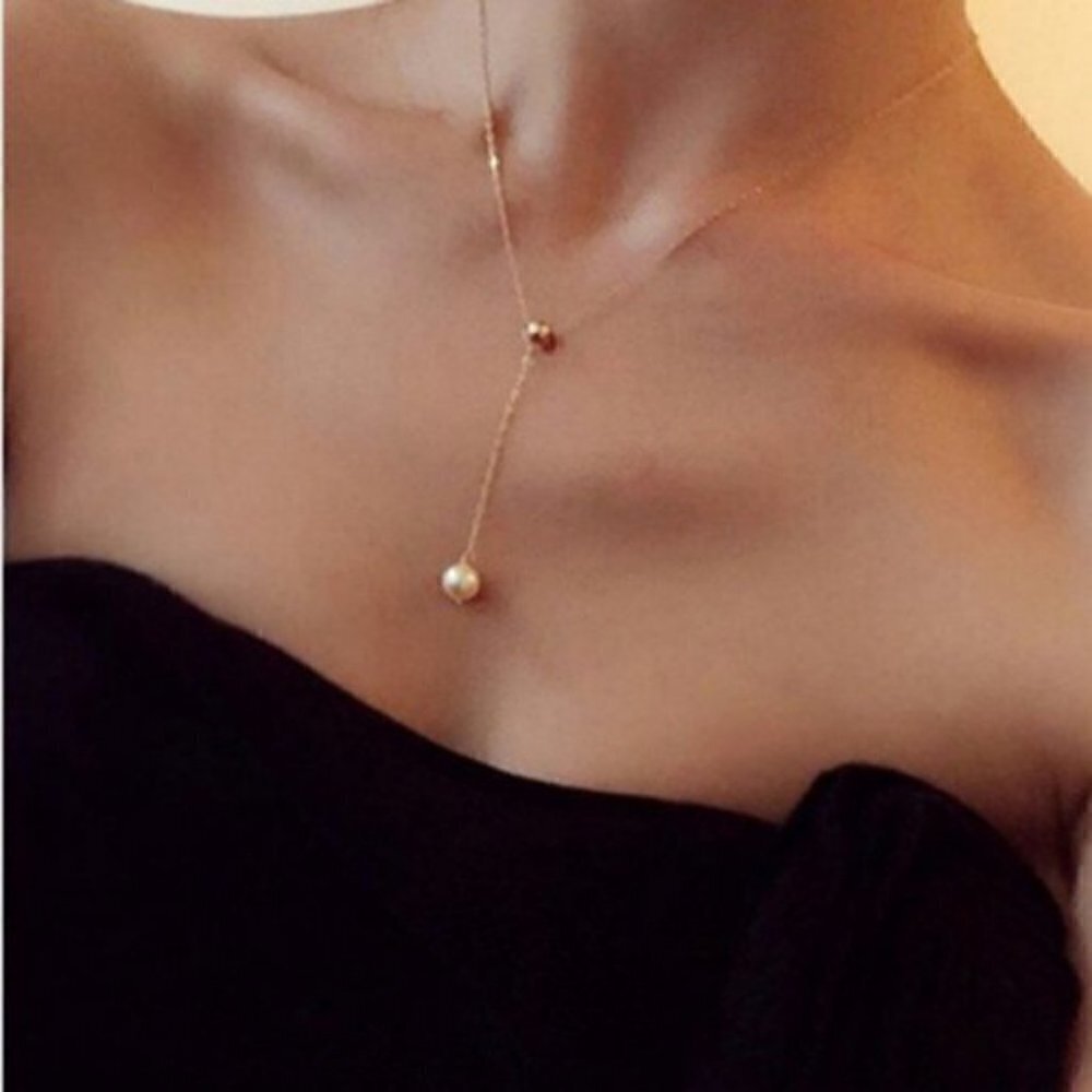 Elegant Jewelry pearl elegant necklace chain gold